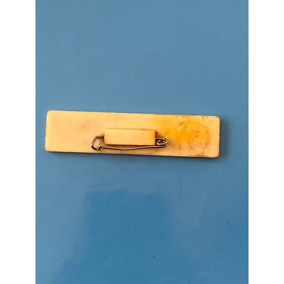 Rare Vintage 70s - 80s Burger King Blank Employee Name Tag ID Badge Fast Food - Picture 3 of 3